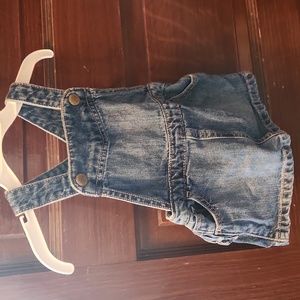 Old Navy Denim Overall Dress - 6-12mos